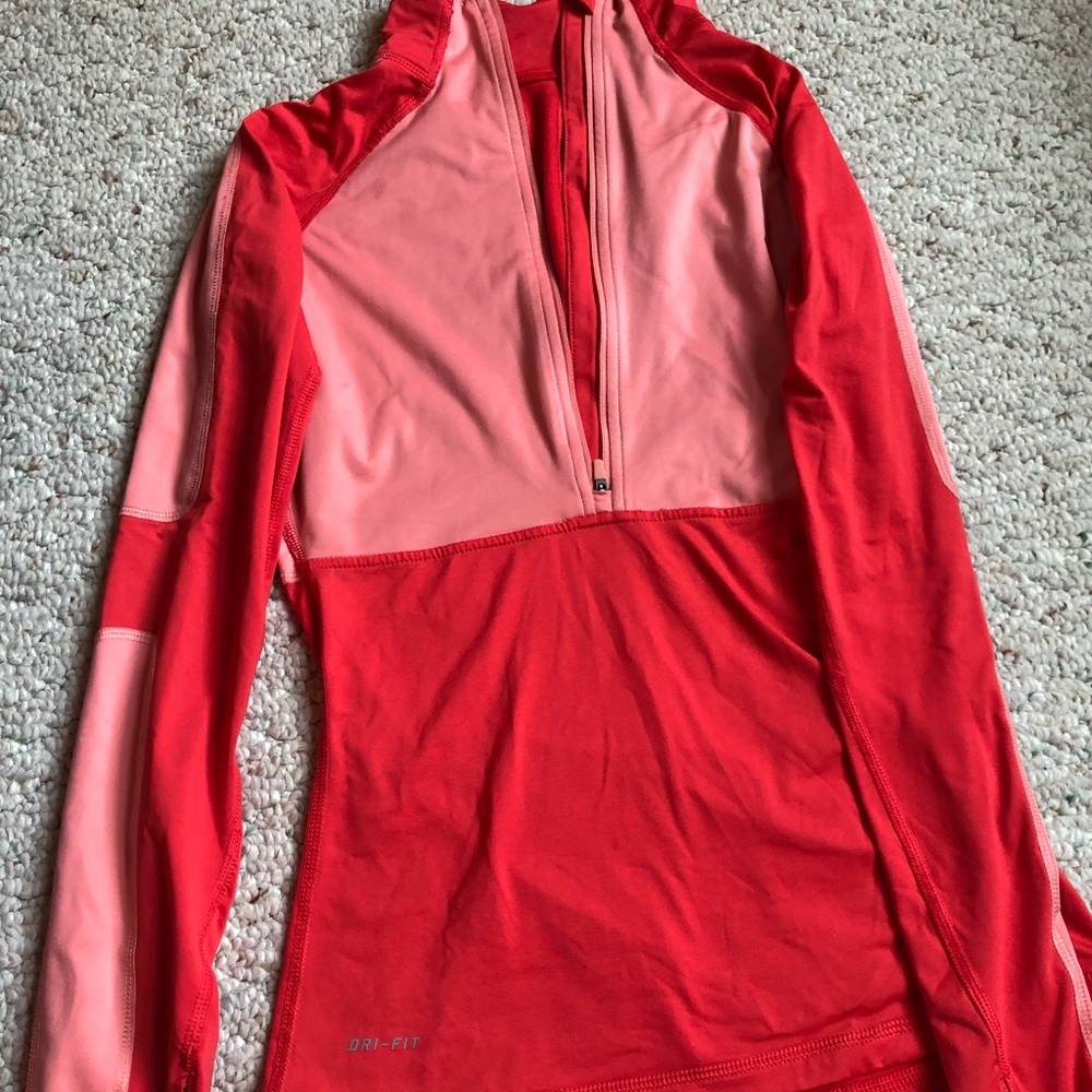 Nike running half zip